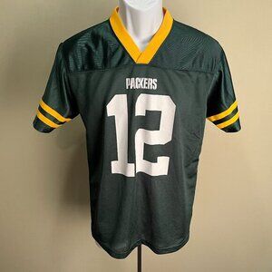 NFL Team Apparel Youth Vintage Green Bay Packers Aaron Rodgers jersey YXL EUC